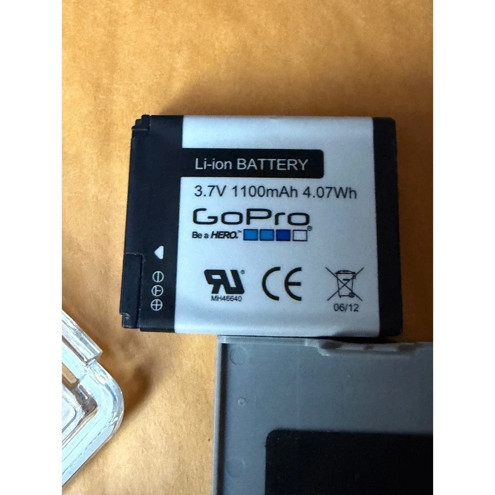 GoPro HD Hero 2 Accessory Bundle Battery 4GB SD Card Mounts Manual Backdoors